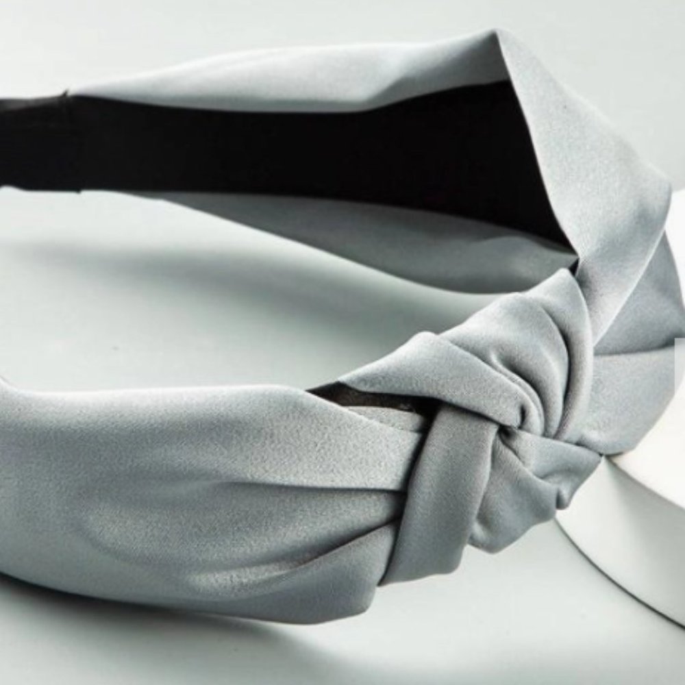 Soft Gray Vintage Headband